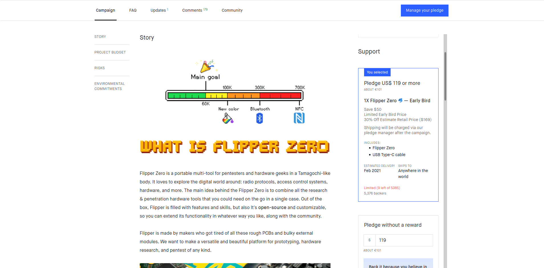 Flipper Zero Kickstarter
